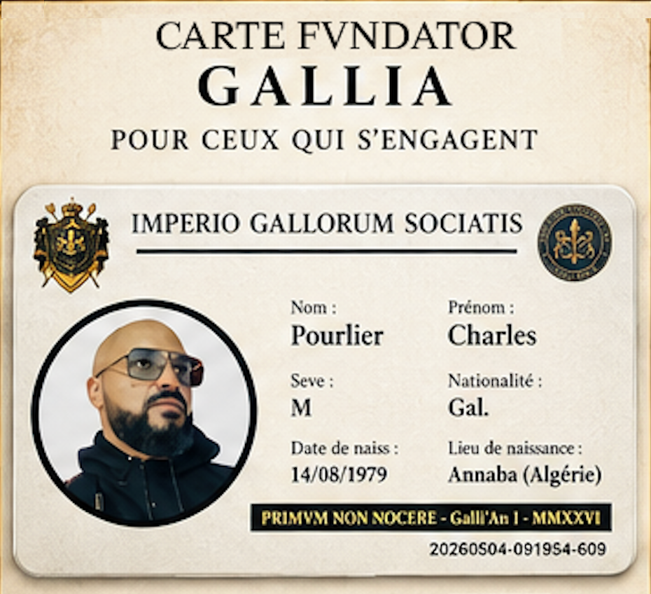 Modèle de carte Fundator (maquette)